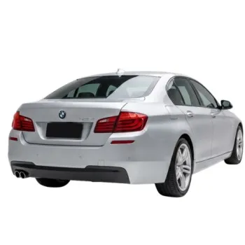 Diffuser προφυλακτήρα BMW F10 - M pack design μονό για διπλή εξάτμιση