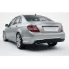Diffuser προφυλακτήρα Mercedes W204 (2011-2014) C-class - μονό