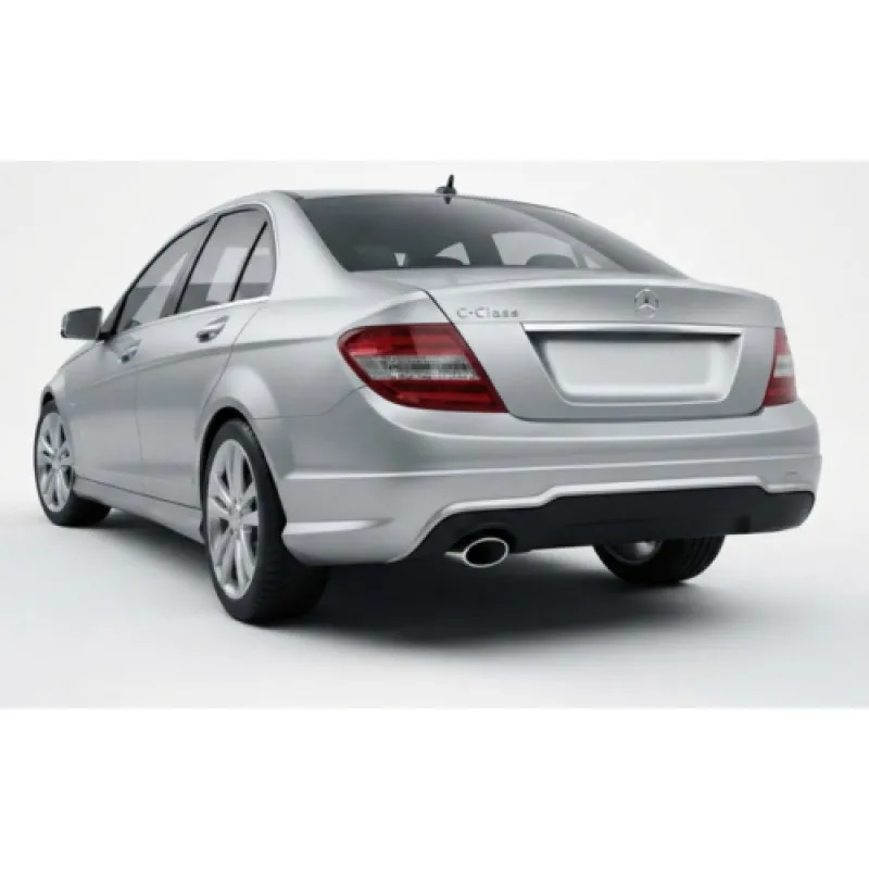 Diffuser προφυλακτήρα Mercedes W204 (2011-2014) C-class - μονό