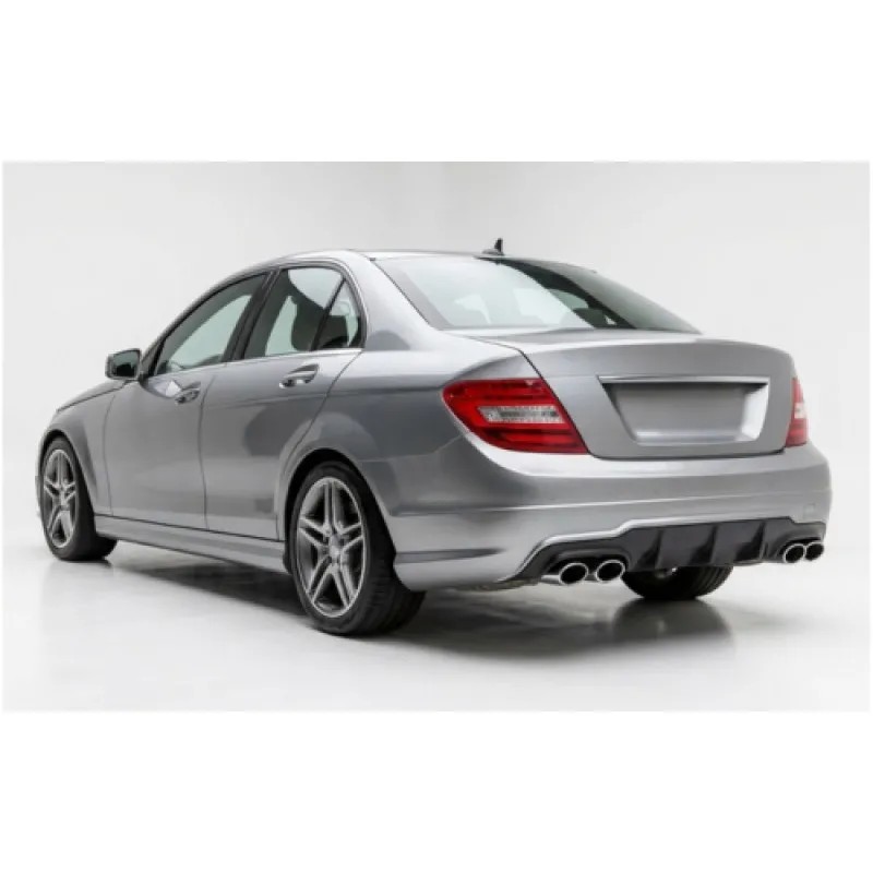 Diffuser προφυλακτήρα Mercedes W204 (2011-2014) C-Class - AMG look
