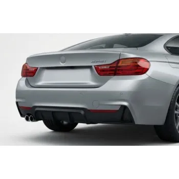 Diffuser προφυλακτήρα BMW F32 - M-Perfomace design μονό για διπλή εξάτμιση