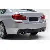 Diffuser προφυλακτήρα BMW F10 - M5 design διπλό για μονή εξάτμιση