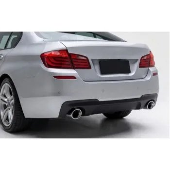Diffuser προφυλακτήρα BMW F10 - M5 design διπλό για μονή εξάτμιση