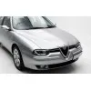 Φανάρια εμπρός Alfa Romeo 156 (1997-2003) led - μαύρα , με λάμπες (Η1) - σετ 2τμχ.