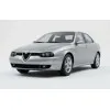 Φανάρια εμπρός Alfa Romeo 156(1997-2003) - μαύρα , χωρίς λάμπες (Η7) - σετ 2τμχ.