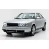 Φανάρια εμπρός Audi 80 B4 (1991-1994) angel eyes - chrome , με λάμπες (Η1) - σετ 2τμχ.