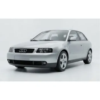 Φανάρια εμπρός Audi A3 (2000-2003) - μαύρα , χωρίς λάμπες (Η1/H7) - σετ 2τμχ.