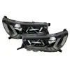 Φανάρια εμπρός Toyota Hilux (2015-2020), led με φώτα ημέρας με H7 / H1 λάμπες - σετ 2τμχ.