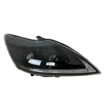 Φανάρια εμπρός Ford Focus (2009-2011), led με φώτα ημέρας - σετ 2τμχ.