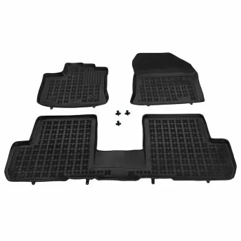 Λαστιχένια πατάκια DACIA Lodgy I (2012-2020) / DACIA Logan I Stepway (2012-2020) - 5-θέσιο τύπου σκαφάκι - 4τμχ., Rezaw Plast