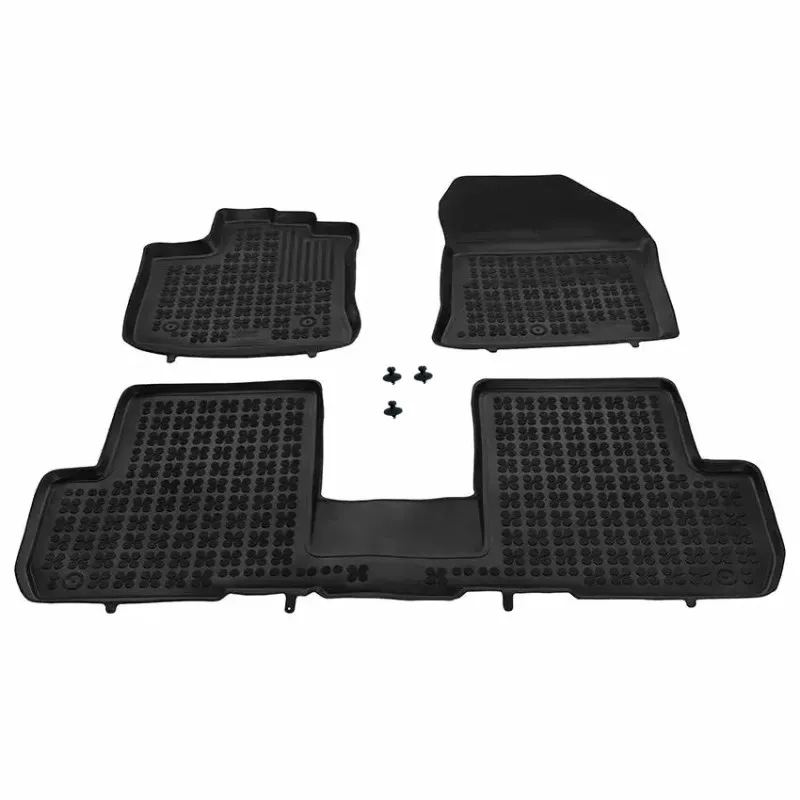 Λαστιχένια πατάκια DACIA Lodgy I (2012-2020) / DACIA Logan I Stepway (2012-2020) - 5-θέσιο τύπου σκαφάκι - 4τμχ., Rezaw Plast