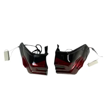 Πίσω φανάρια led Toyota Land Cruiser Prado J120 (2003-2009) - full Led Uprgade to J150 look - κόκκινα / φιμέ τρεχούμενο φλας - σετ 2τμχ.