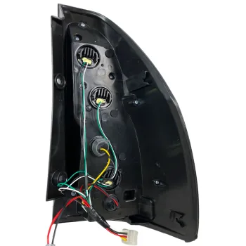 Πίσω φανάρια led Toyota Land Cruiser Prado J120 (2003-2009) - full Led Uprgade to J150 look - κόκκινα / φιμέ τρεχούμενο φλας - σετ 2τμχ.
