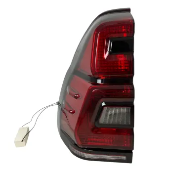 Πίσω φανάρια led Toyota Land Cruiser Prado J120 (2003-2009) - full Led Uprgade to J150 look - κόκκινα / φιμέ τρεχούμενο φλας - σετ 2τμχ.