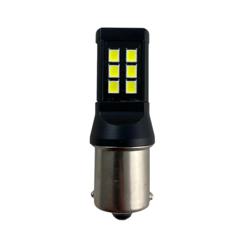 Led λάμπα τύπου BA15S με 28 SMD led 2835 chipset 10-24v - λευκή - 1τμχ.