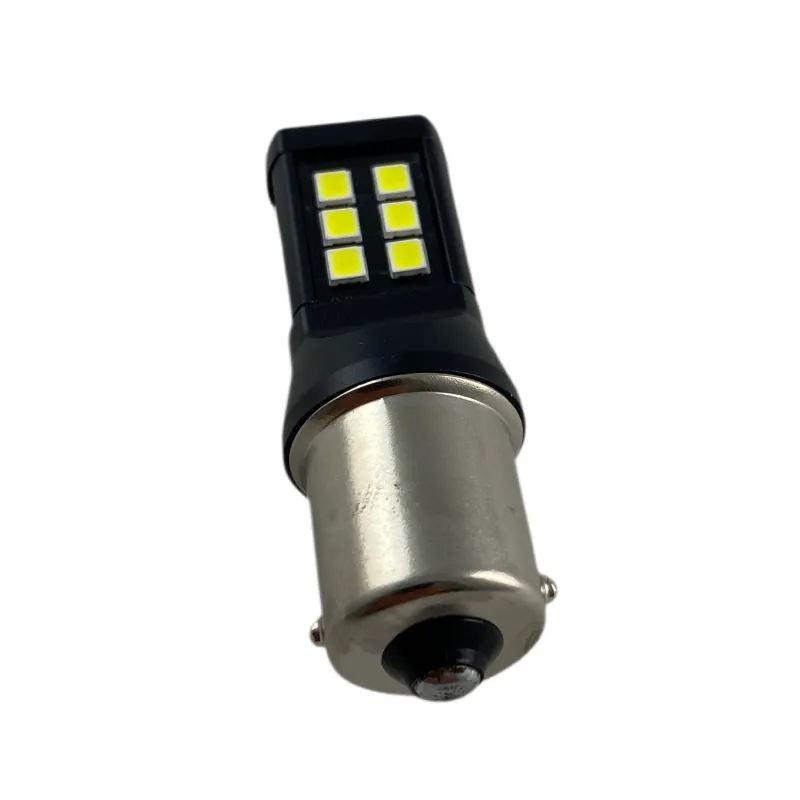 Led λάμπα τύπου BA15S με 28 SMD led 2835 chipset 10-24v - λευκή - 1τμχ.