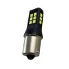 Led λάμπα τύπου BA15S με 28 SMD led 2835 chipset 10-24v - λευκή - 1τμχ.