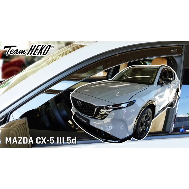 Ανεμοθραύστες Mazda CX-5 (2025+) - 2τμχ. εμπρός, Heko