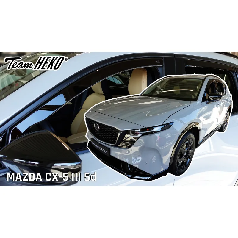 Ανεμοθραύστες Mazda CX-5 (2025+) - 4τμχ. εμπρός και πίσω, Heko