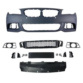 Προφυλακτήρας εμπρός BMW F10 / F11 facelift (2014-2017) - M pack design με ανοίγματα parktronic, με πιτσιλίθρες