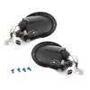 Φανάρια εμπρός Vw Beetle (1998-2005) angel eyes, μάυρα , με λάμπες (Η1) - σετ 2τμχ.