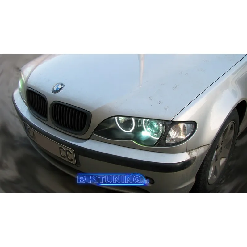 Bi xenon προτζέκτορες BMW E46 Morimoto Mini μεταλλικοί με εργοστασιακό σχεδιασμό - retrofit 2 τμχ.
