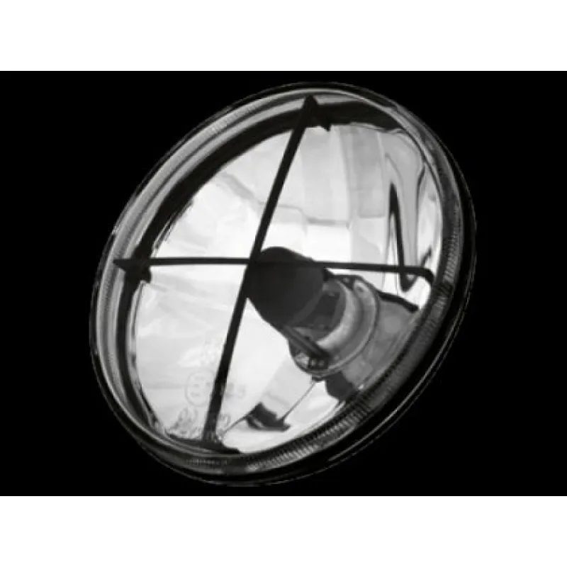 Φανάρια εμπρός με σταυρό Vw Golf II (1983-1993) - chrome ,  χωρίς  λάμπες (Η 4 ) - σετ 2τμχ.