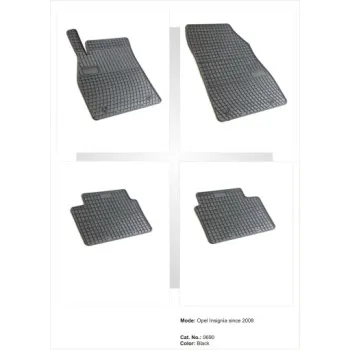 Λαστιχένια πατάκια Frogum για OPEL Insignia (2008-2017) / CHEVROLET Malibu (2012-2016) - 4τμχ.
