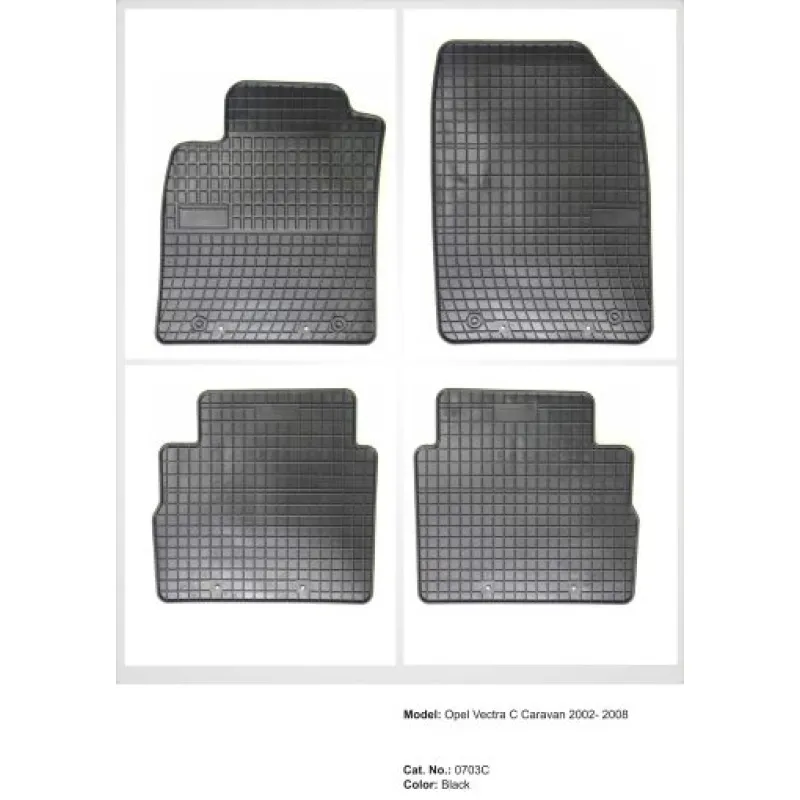Λαστιχένια πατάκια Frogum για OPEL Signum / Vectra C Combi (2003-2008) - 4τμχ. Λαστιχένια πατάκια Frogum για OPEL Signum / Vectra C Combi (2003-2008) - 4τμχ.