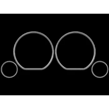 Δαχτυλίδια καντράν για Vw Golf 3 / Vento / Polo / Seat Ibiza (1993-1999) - χρωμίου