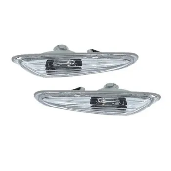 Φλας για BMW E46 (2001-2005) / E60 / E61 / X3 (2004-2009) - χρωμίου - σετ 2τμχ.