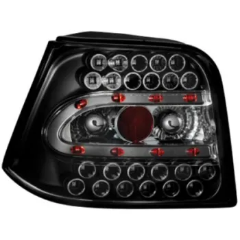 Πίσω φανάρια led για Vw Golf IV  (1997-2003)  - black - σετ 2τμχ.