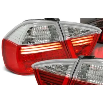 Πίσω φανάρια για BMW E90 sedan (2005-2008) - chrome - σετ 2τμχ.