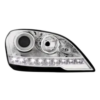 Φανάρια εμπρός led για Mercedes ML W164 (2008+) , χωρίς λάμπες (Η7) - σετ 2τμχ.