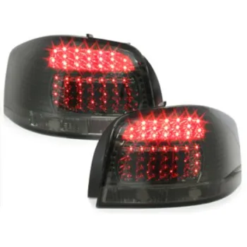 Πίσω φανάρια led για Audi A3 (2003-2008) -  φιμέ - σετ 2τμχ.