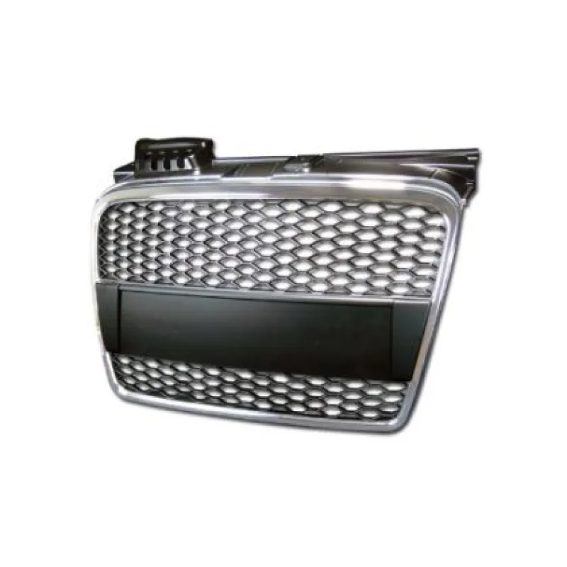 Μάσκα χωρίς σήμα για Audi A4 B7 (2004-2007)- RS Look πλαίσιο χρωμίου