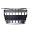 Μάσκα με βάση για σήμα για Audi A3 (2003-2008) - S3 Look πλαίσιο χρωμίου