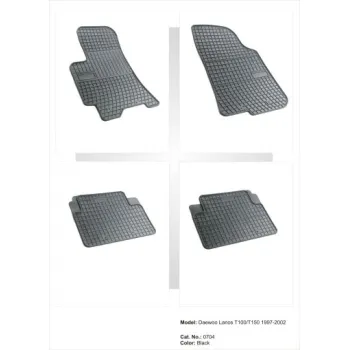 Λαστιχένια πατάκια Frogum για DAEWOO Lanos T100 / T150  (1997-2002) - 4τμχ.