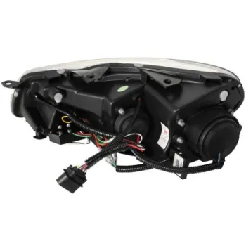 Φανάρια εμπρός led για Vw Golf 6 , μαύρα , με λάμπες (Η1) - σετ 2τμχ.