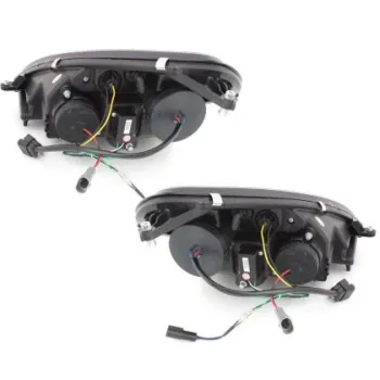 Φανάρια εμπρός led για Mercedes R171 CLK (2004-2011) , με λάμπες (Η1) - σετ 2τμχ.