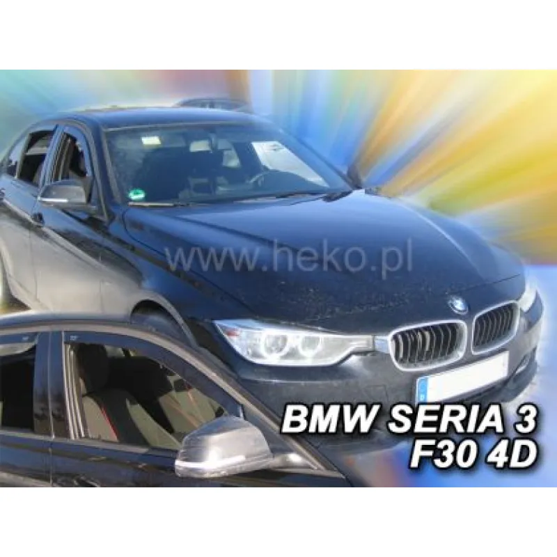 Ανεμοθραύστες για BMW 3 F30 (2012+) sedan - 4 τμχ. εμπρός και πίσω Ανεμοθραύστες για BMW 3 F30 (2012+) sedan - 4 τμχ. εμπρός και πίσω