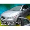 Ανεμοθραύστες για Citroen C-Elysee (2014+) sedan - 4 τμχ. εμπρός και πίσω Ανεμοθραύστες για Citroen C-Elysee (2014+) sedan - 4 τμχ. εμπρός και πίσω