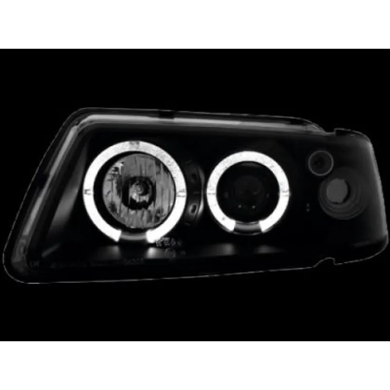 Φανάρια εμπρός angel eyes για Audi A3 (1996-2000) - μαύρα , με λάμπες (Η1) - σετ 2τμχ. Φανάρια εμπρός angel eyes για Audi A3 (1996-2000) - μαύρα , με λάμπες (Η1) - σετ 2τμχ.