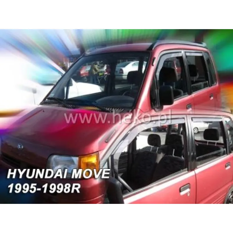 Ανεμοθραύστες για Daihatsu Move (1995-1998) 5 πορτο - 4 τμχ. εμπρός και πίσω Ανεμοθραύστες για Daihatsu Move (1995-1998) 5 πορτο - 4 τμχ. εμπρός και πίσω