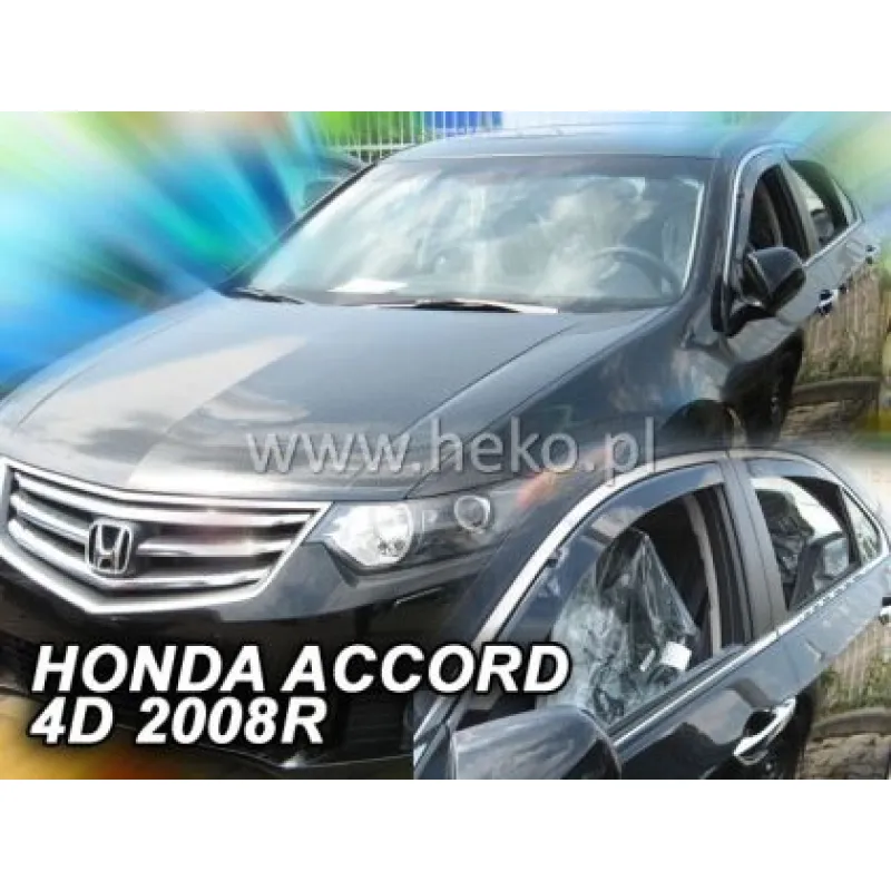 Ανεμοθραύστες για Honda Accord (2008+) sedan - 4 τμχ. εμπρός και πίσω Ανεμοθραύστες για Honda Accord (2008+) sedan - 4 τμχ. εμπρός και πίσω