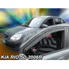 Ανεμοθραύστες για Kia Rio (2005-2011) 5 πορτο - 4 τμχ. εμπρός και πίσω