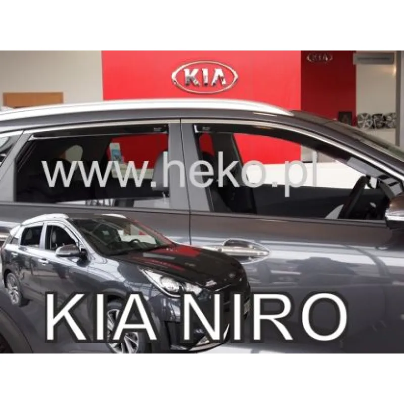 Ανεμοθραύστες για Kia Niro (2016+) - 4 τμχ. εμπρός και πίσω Ανεμοθραύστες για Kia Niro (2016+) - 4 τμχ. εμπρός και πίσω