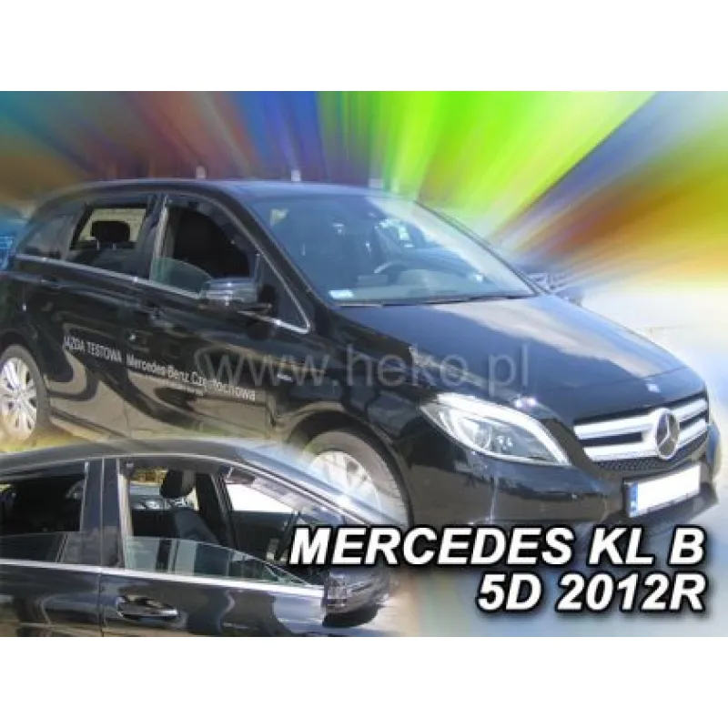 Ανεμοθραύστες για Mercedes B-Class W246 (2011+) 5 πορτο - 4 τμχ. εμπρός και πίσω Ανεμοθραύστες για Mercedes B-Class W246 (2011+) 5 πορτο - 4 τμχ. εμπρός και πίσω