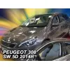 Ανεμοθραύστες για Peugeot 308 (2013+) 5 πορτο ,combi  - 2 τμχ. εμπρός