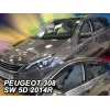 Ανεμοθραύστες για Peugeot 308 (2014+ ) combi - 4 τμχ. εμπρός και πίσω
